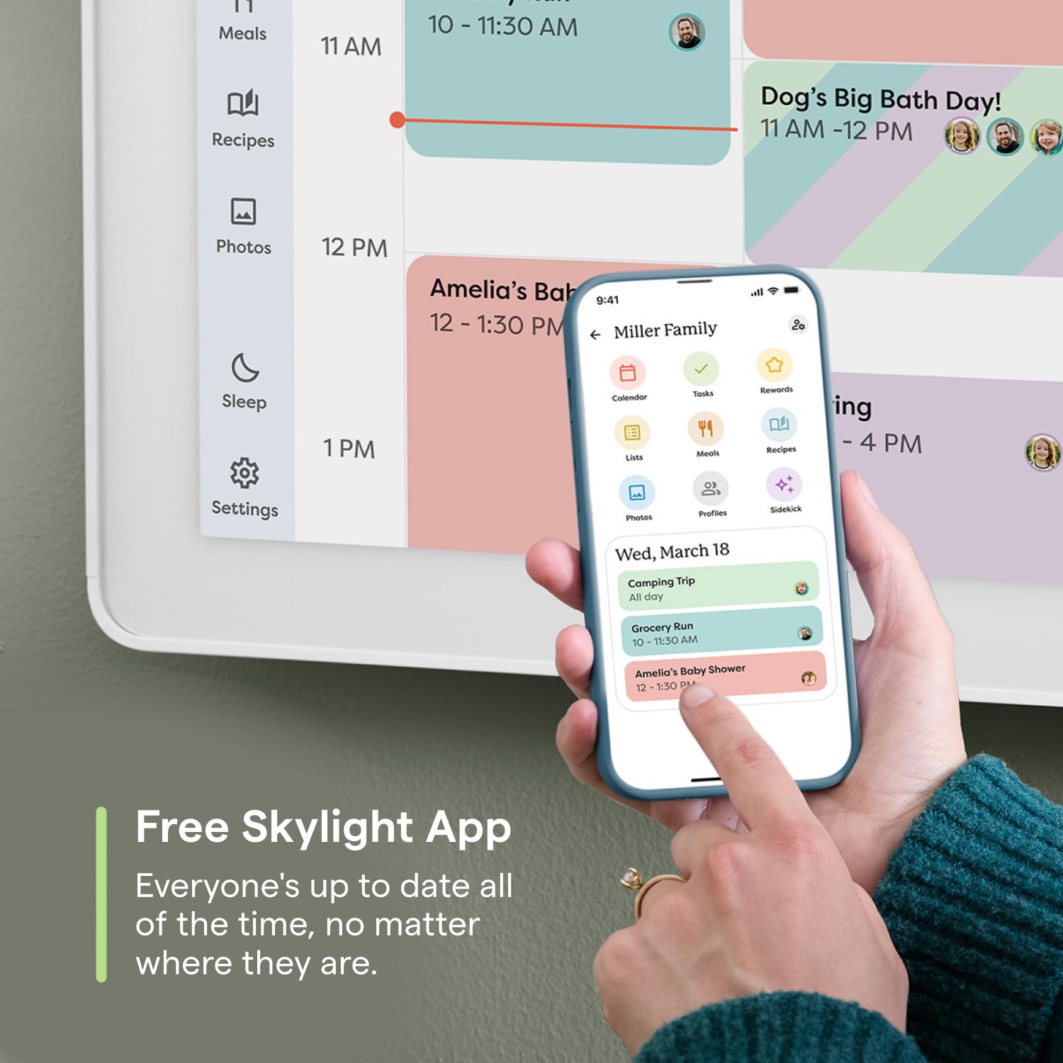 Skylight Calendar Max: 27-Inch Smart Digital Calendar & Chore